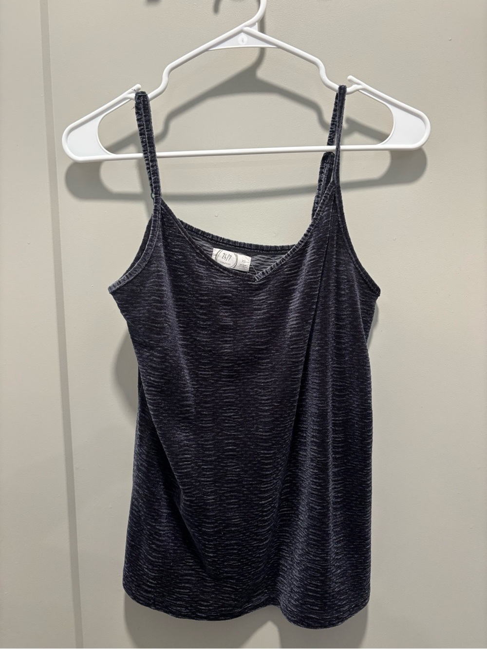 Maurice’s Women's Black velvet  Tank Top